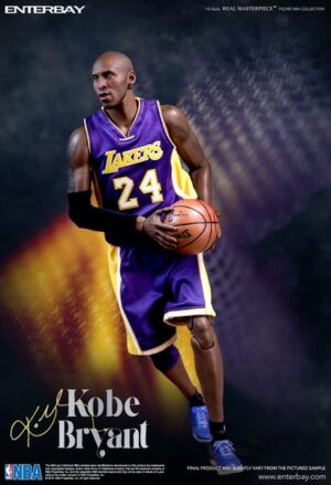 BASQUETBALL LAKERS Enterbay 1/6 Kobe Bryant Re-Edition COMBO 2 FIGURAS, NUEVO