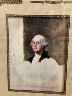 George Washington, firma ORIGINAL y CERTIFICADA