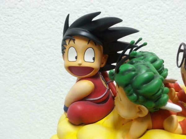 DRAGON BALL Resina Estatua Goku En Nube Voladora Y Arale marca VKH – Logan  Store