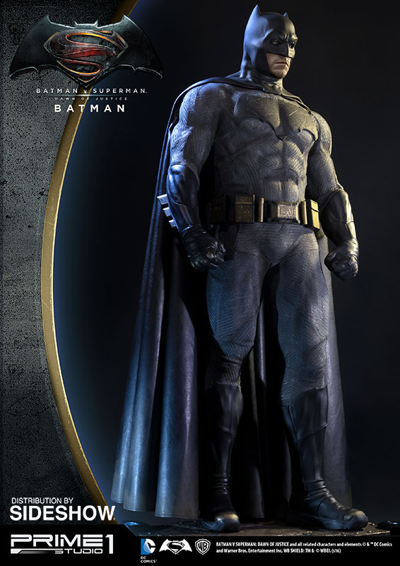 Batman Prime1  Scale 1/2 Batman v Superman: Dawn of Justice 1.10mts altura, SEMI-NUEVA