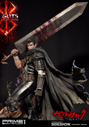 BERSERK Prime1 Studio Guts The Black Swordsman Estatua Escala 1/4 Versión Regular, exhibido al 100