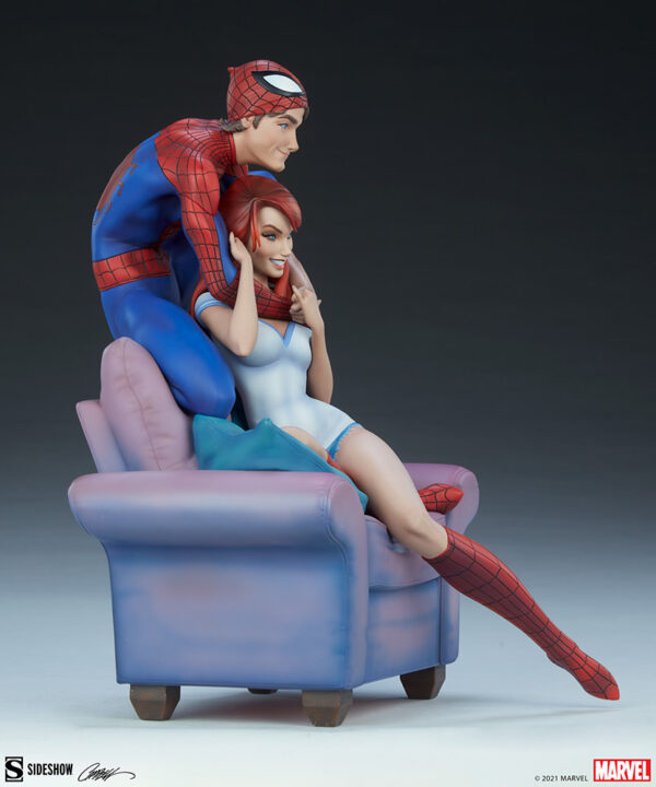 SpiderMan and Mary Jane Maquette Sideshow-REGULAR VERSION