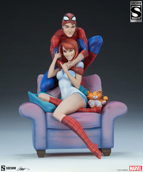 SpiderMan and Mary Jane Maquette Sideshow-REGULAR VERSION
