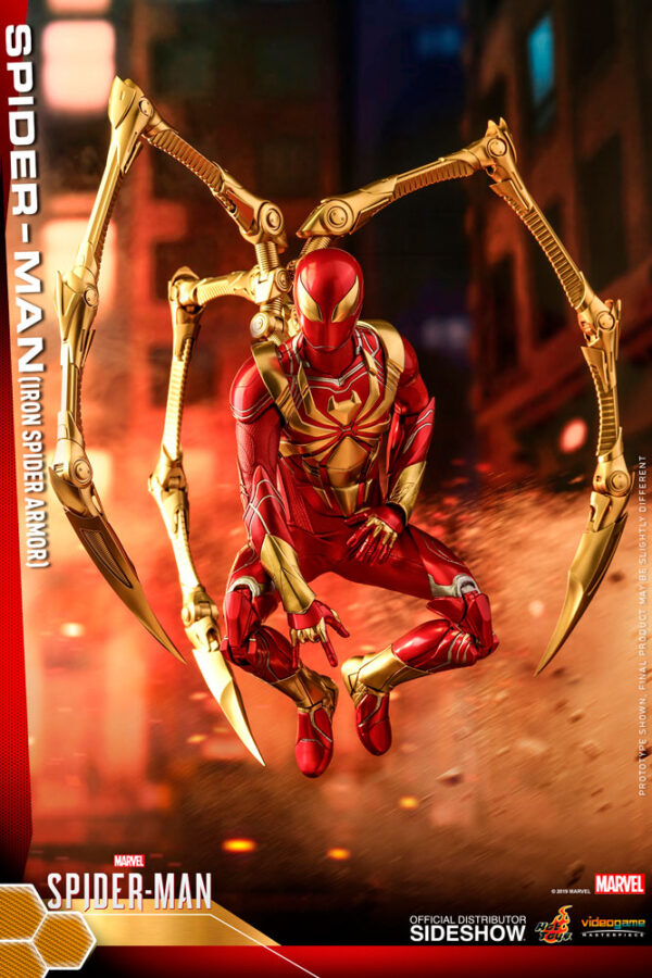 SpiderMan (Iron Spider Armor) Sixth Scale Figure by Hot Toys Video Game Masterpiece Series NUEVO Y SELLADO
