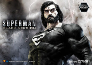 Superman (Black Version) Statue by Prime 1 Studio 1:3 Scale, NUEVO Y SELLADO