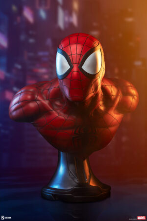 SPIDERMAN Sideshow Marvel Spiderman Life Size busto 1:1 SELLADO