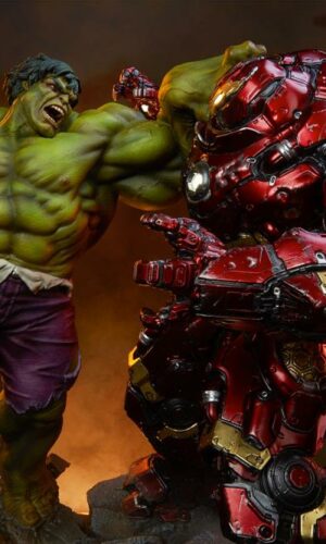 Hulk vs Hulkbuster Maquette by Sideshow Collectibles
