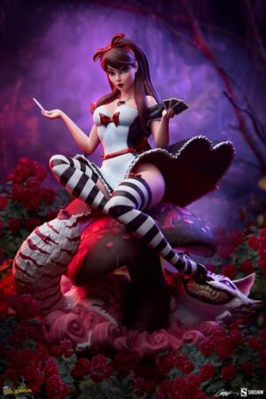 J. Scott Campbell Fairytale Fantasies Collection Alice in Wonderland (Game of Hearts Edition)  Sideshow, NUEVA Y SELLADA