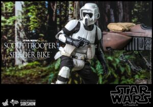 Star Wars: Return of the Jedi MMS612 Scout Trooper and Speeder Bike 1/6th Scale Collectible Figure Set BY HOT TOYS