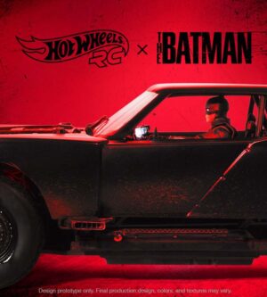 BATMAN Hot Wheels 'The Batman movie' Premium Batmobile RC Car, NUEVO Y SELLADO CON CAJA CAFÉ ESCALA 1/10, entrega o envío inmediatos