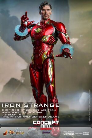 Iron man HOT TOYS Avengers: Endgame-Iron Strange 1/6 Collectors Edition NUEVO SELLADO CON CAJA CAFE