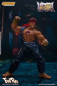 STREET FIGTHER Evil Ryu 1/12 Action Figure Storm Collectibles