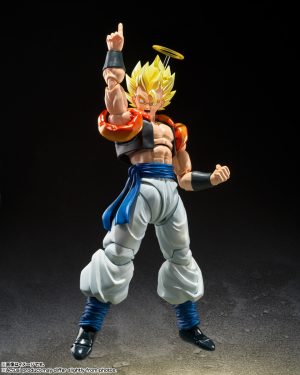DRAGON BALL Super Saiyan Gogeta -Edición Exclusiva SHFIGUARTS, nuevo y sellado con caja café